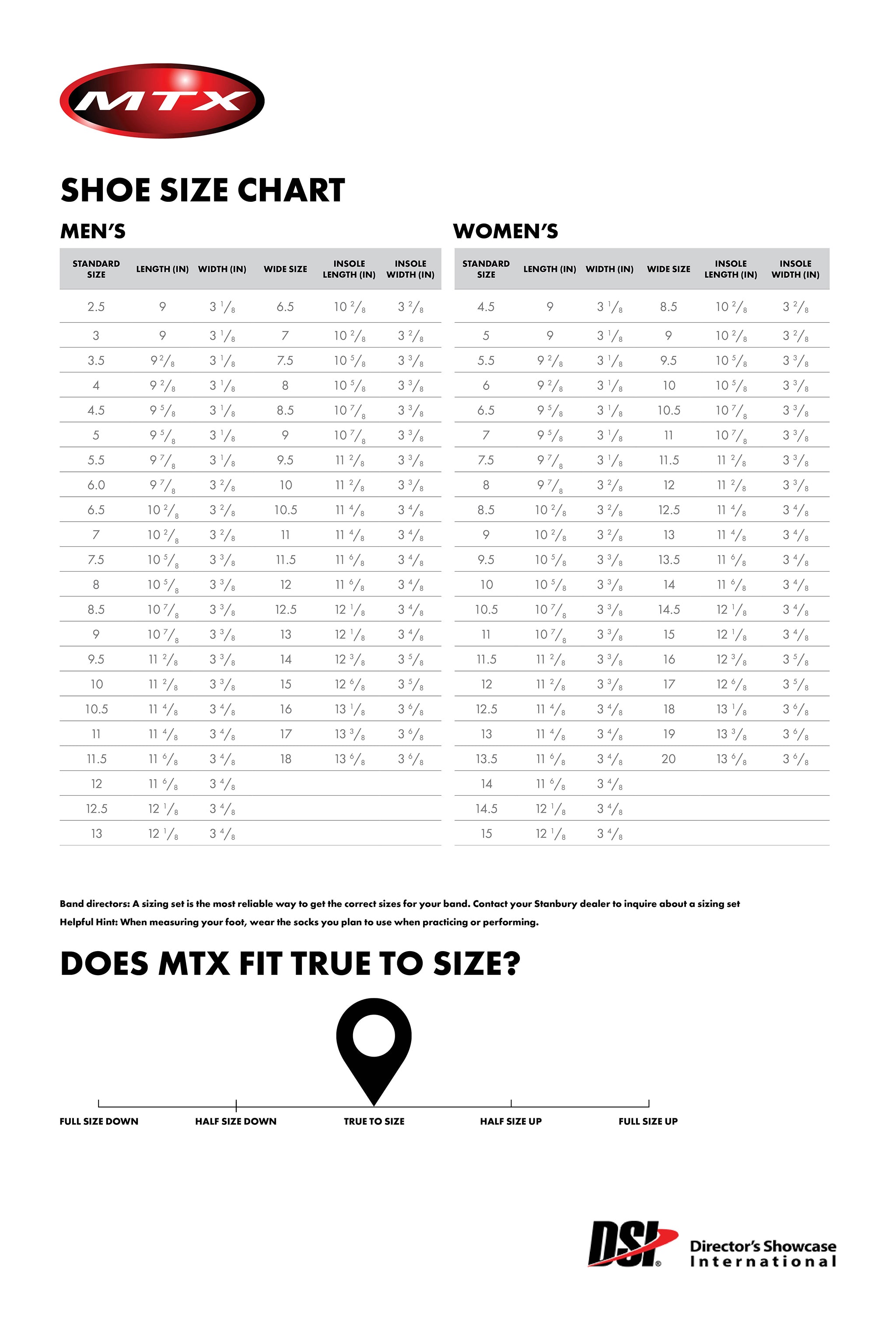 SHOSサイズ DSI MTX Marching Shoe – Stanbury Uniforms and Band Accessories