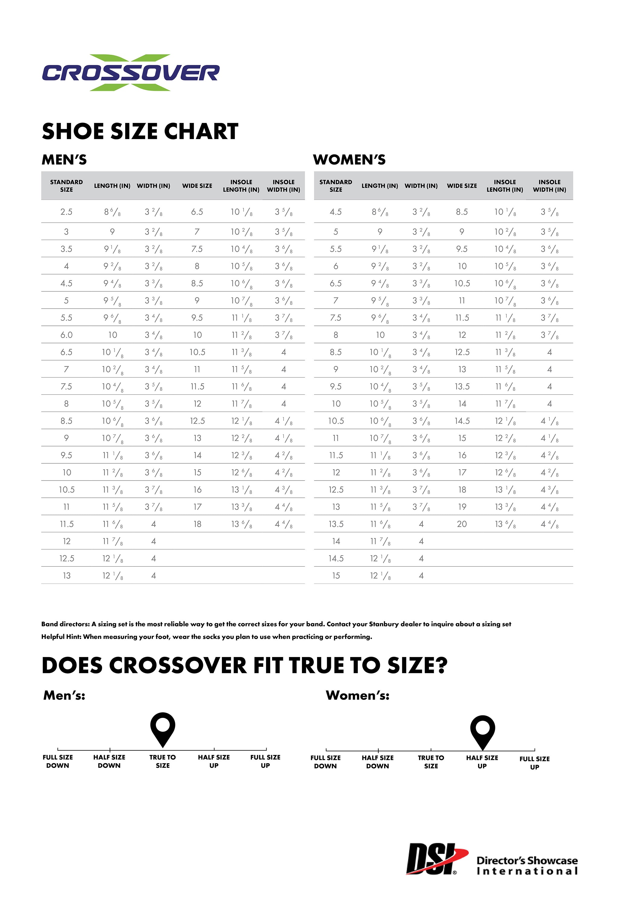 DSI Crossover Shoe – Stanbury Uniforms and Band Accessories