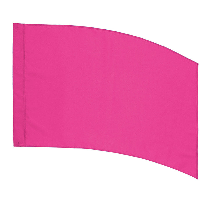 Curved Rectangle (PCS) Practice Flag – Pink