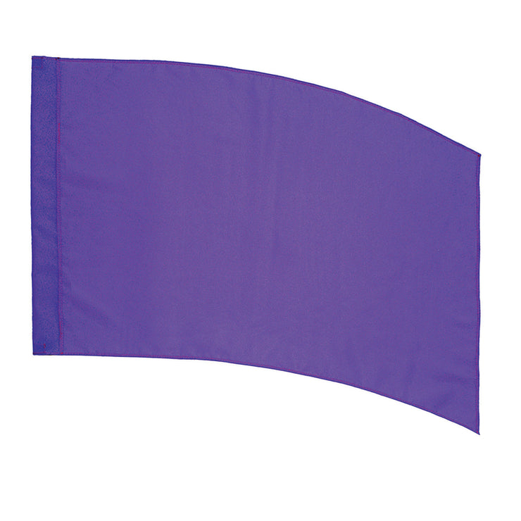 Curved Rectangle (PCS) Practice Flag – Purple