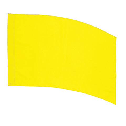 Curved Rectangle (PCS) Practice Flag – Yellow