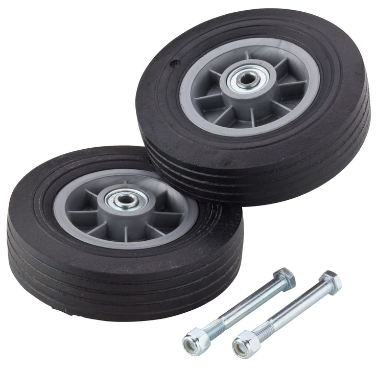 8" Solid Rubber Tires W/Bolts (for 6&